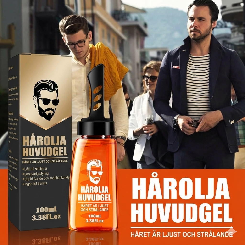 2-i-1 Hårvax med Inbyggd Kam & Arganolja