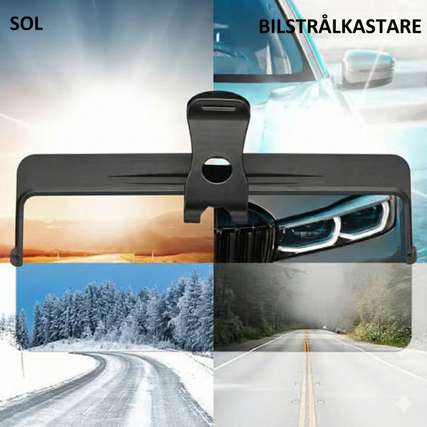 Polariserande Solskyddsförlängare för Bil