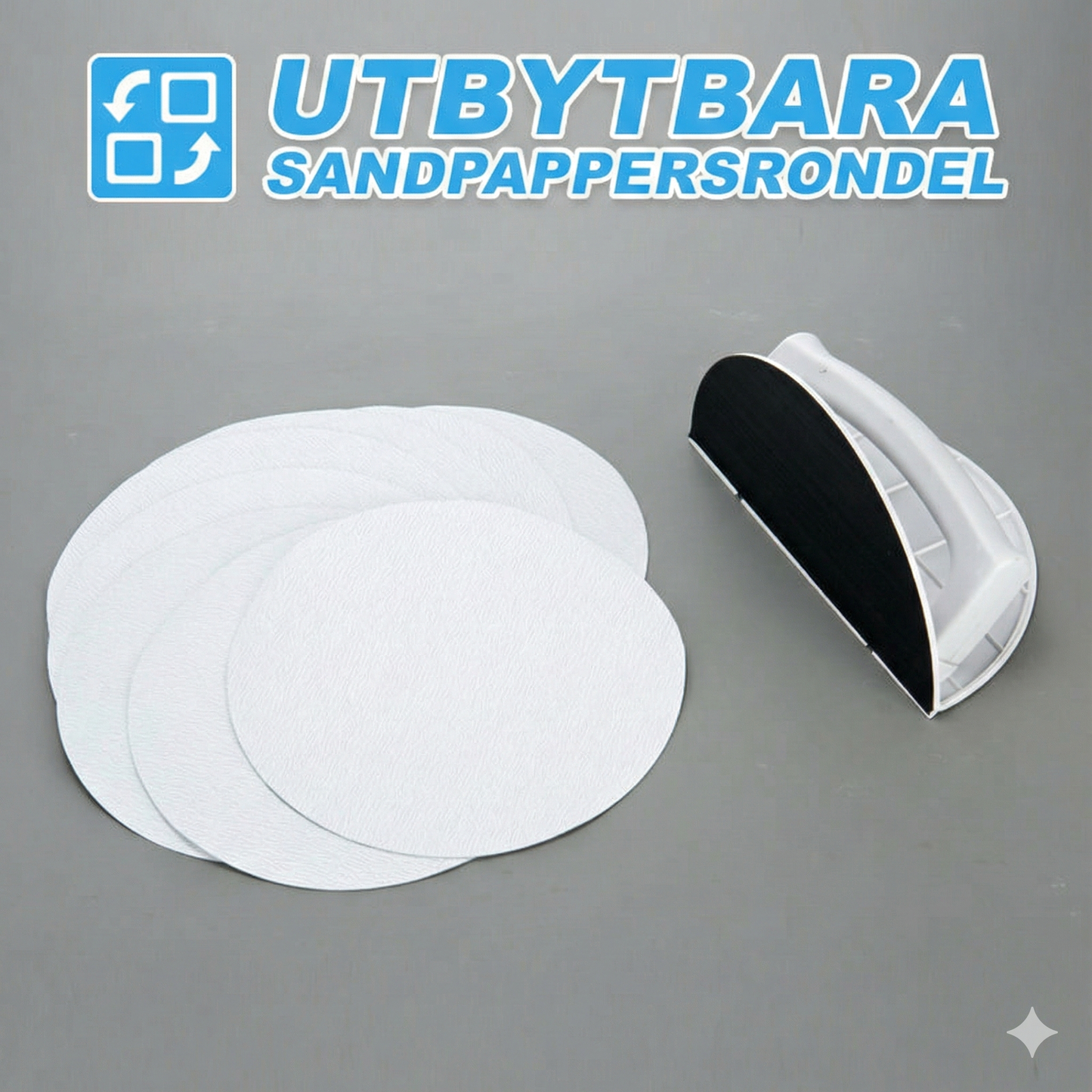 Halvrund Handslip för Hörn & Kurvor