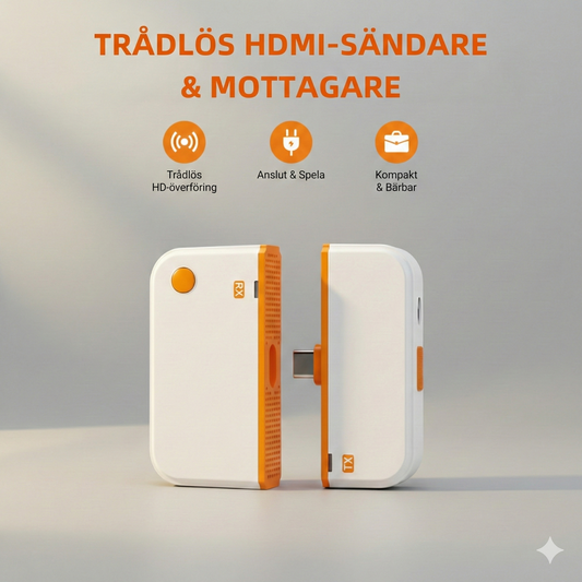 Kompakt Trådlös HDMI-Adapter – Spegla & Utvidga Skärmen