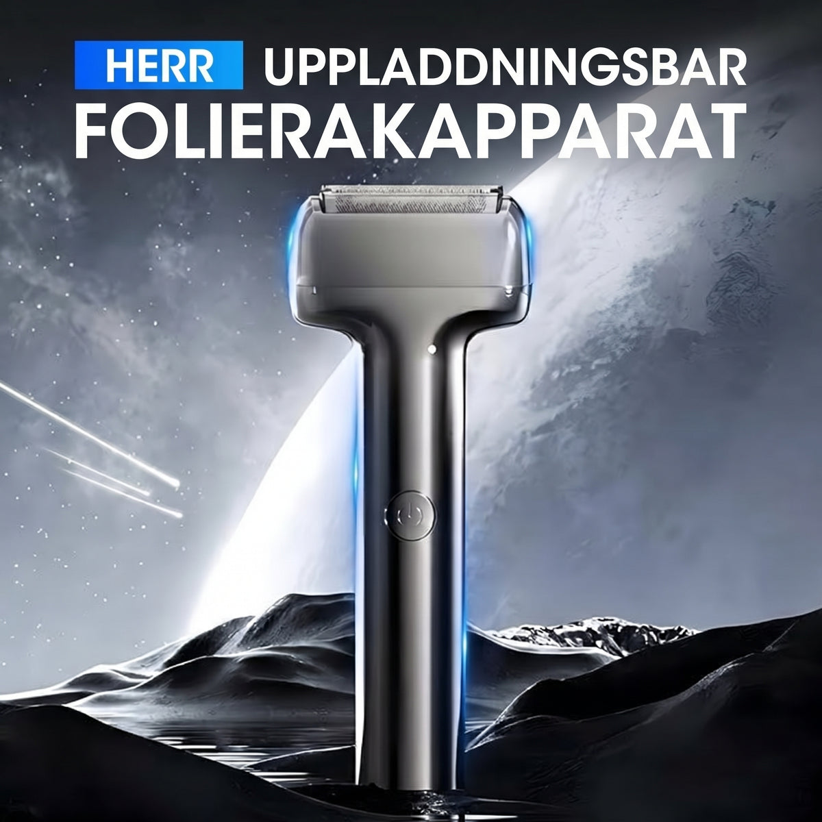 Uppladdningsbar sladdlös folierakapparat – Nära och skonsam rakning varje dag