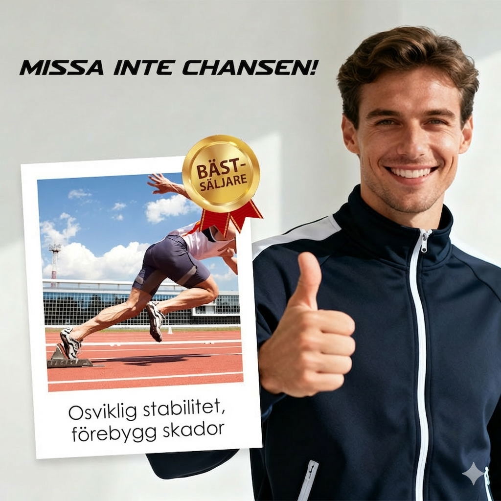 Sportinlägg med Vridstyvt TPU-skal och Hålfotsstöd