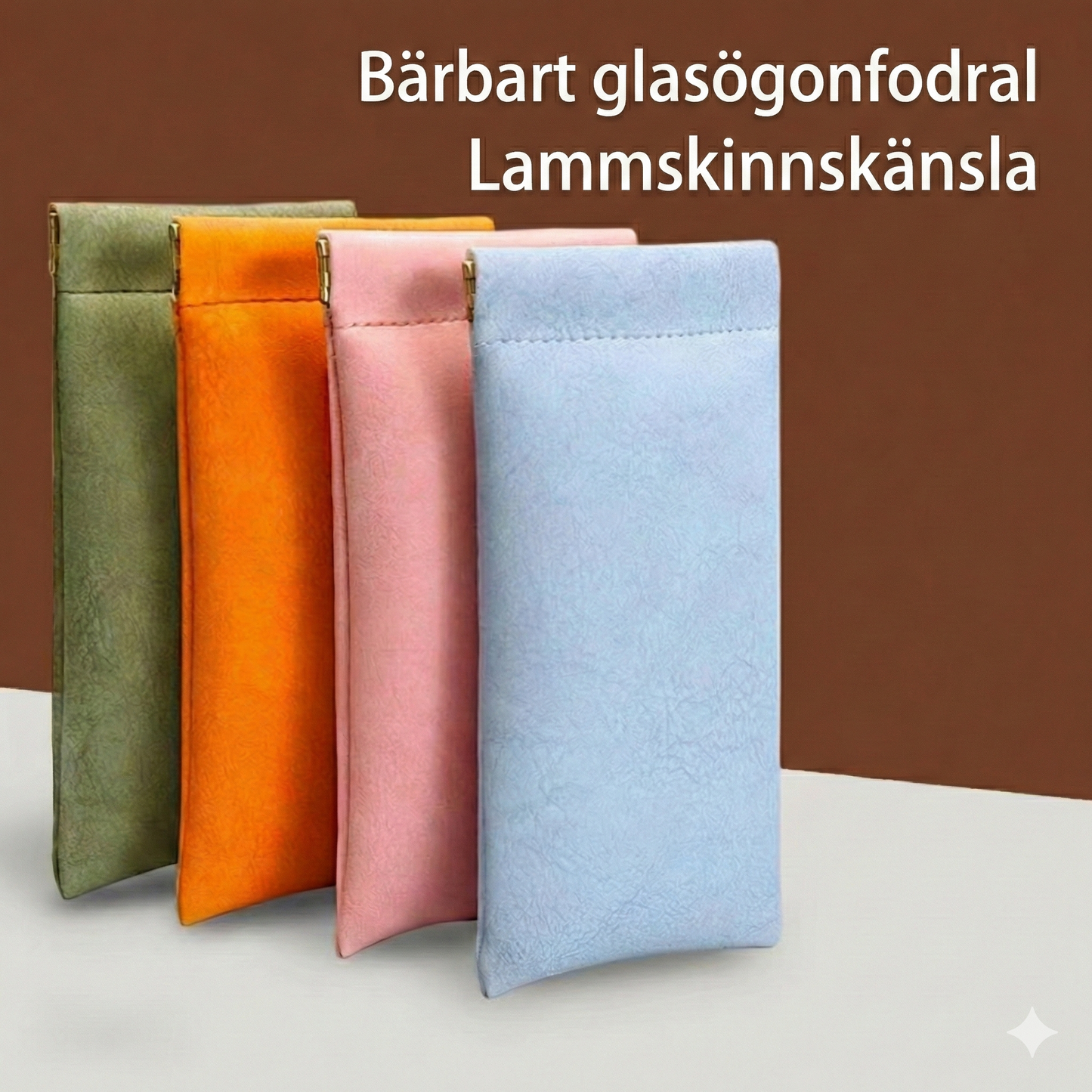 Mjukt Glasögonfodral i PU-läder