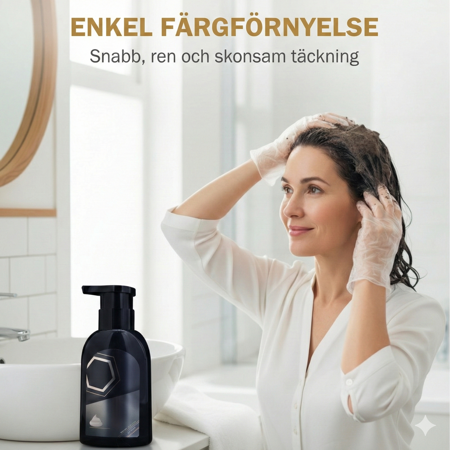Skonsam Skumfärg med Naturliga Växtextrakt