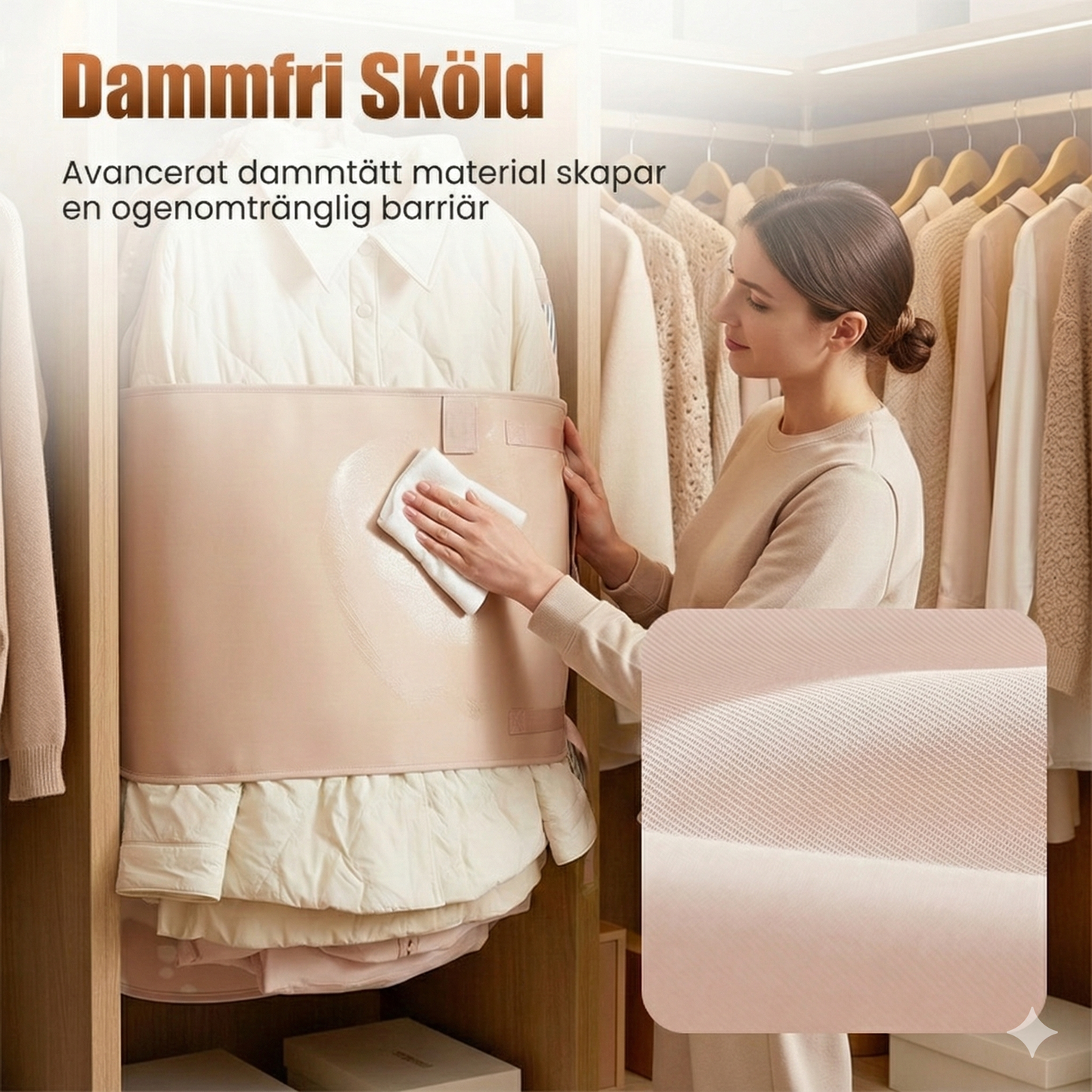 Platsbesparande Kompressionsväska för Kläder & Sängkläder