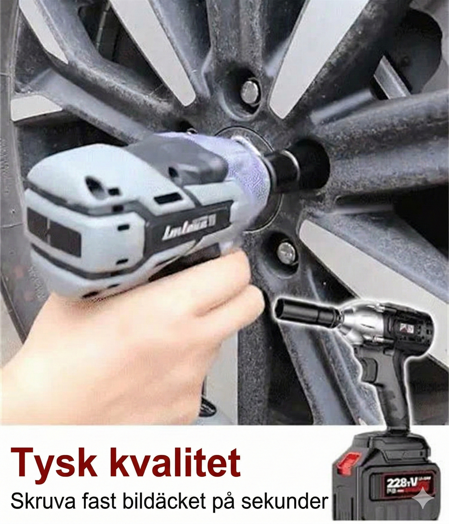 Borstlös elektrisk mutterdragare för ultimat kraft och precision