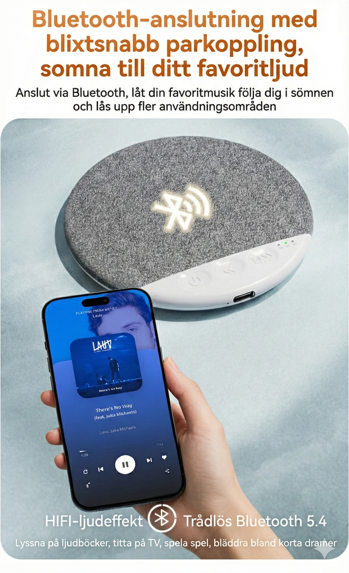 Trådlös Kuddhögtalare