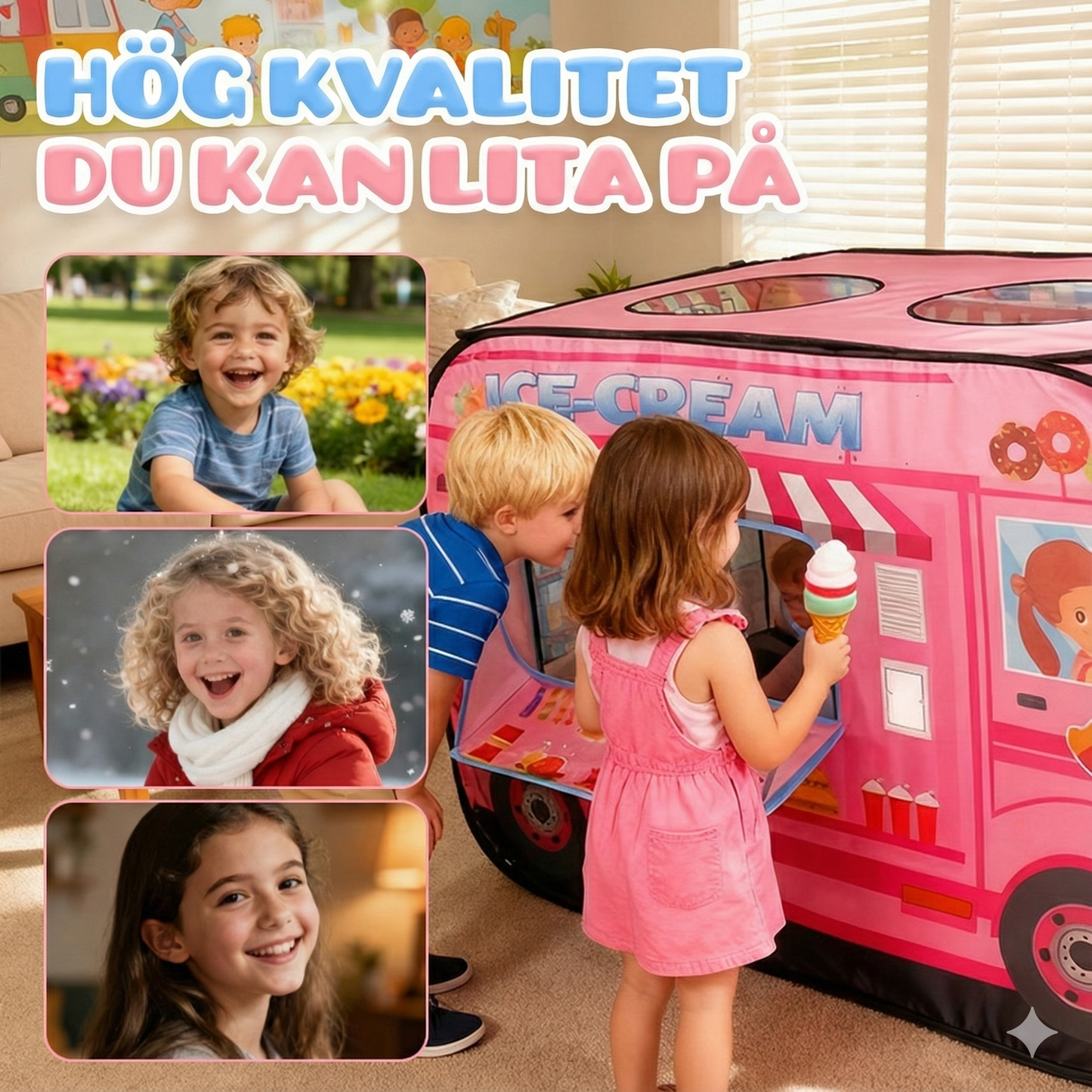 Fordonsformat Pop-up Lektält