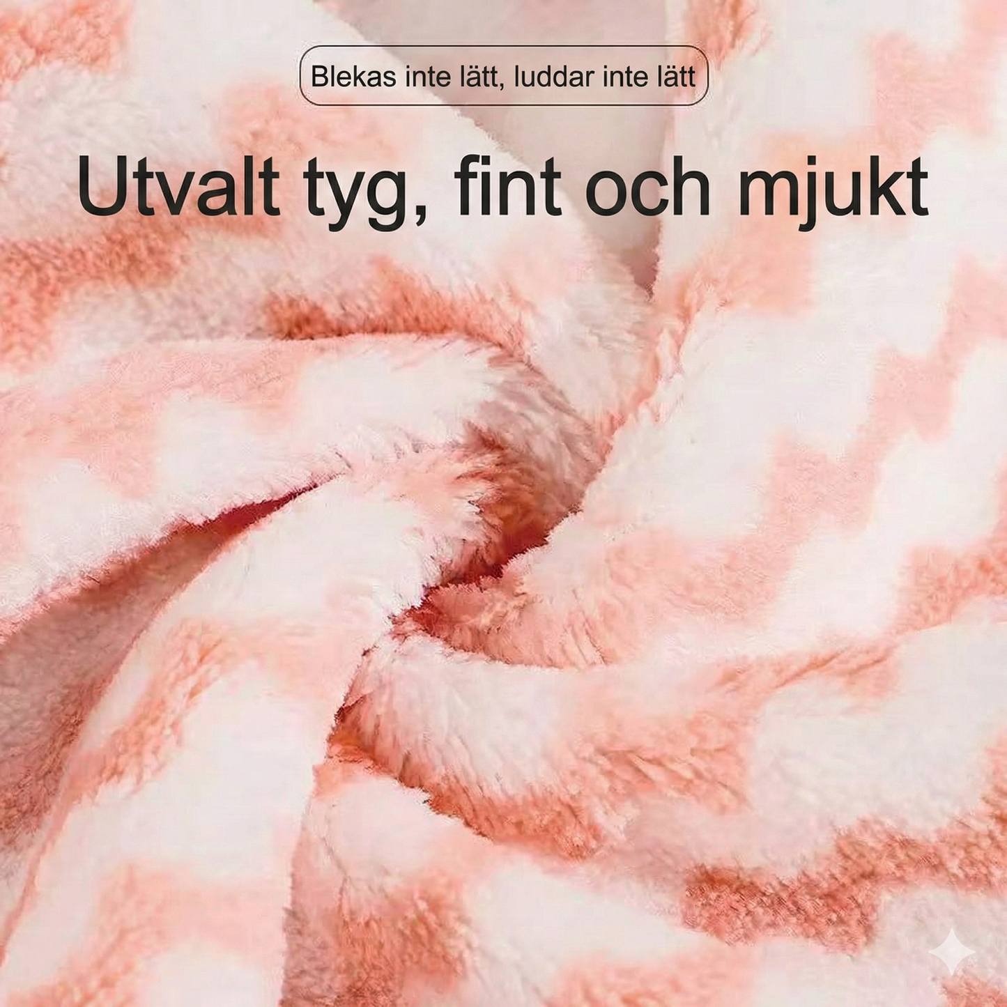 Dubbelsidig Diskduk i Korallfleece – Superabsorberande