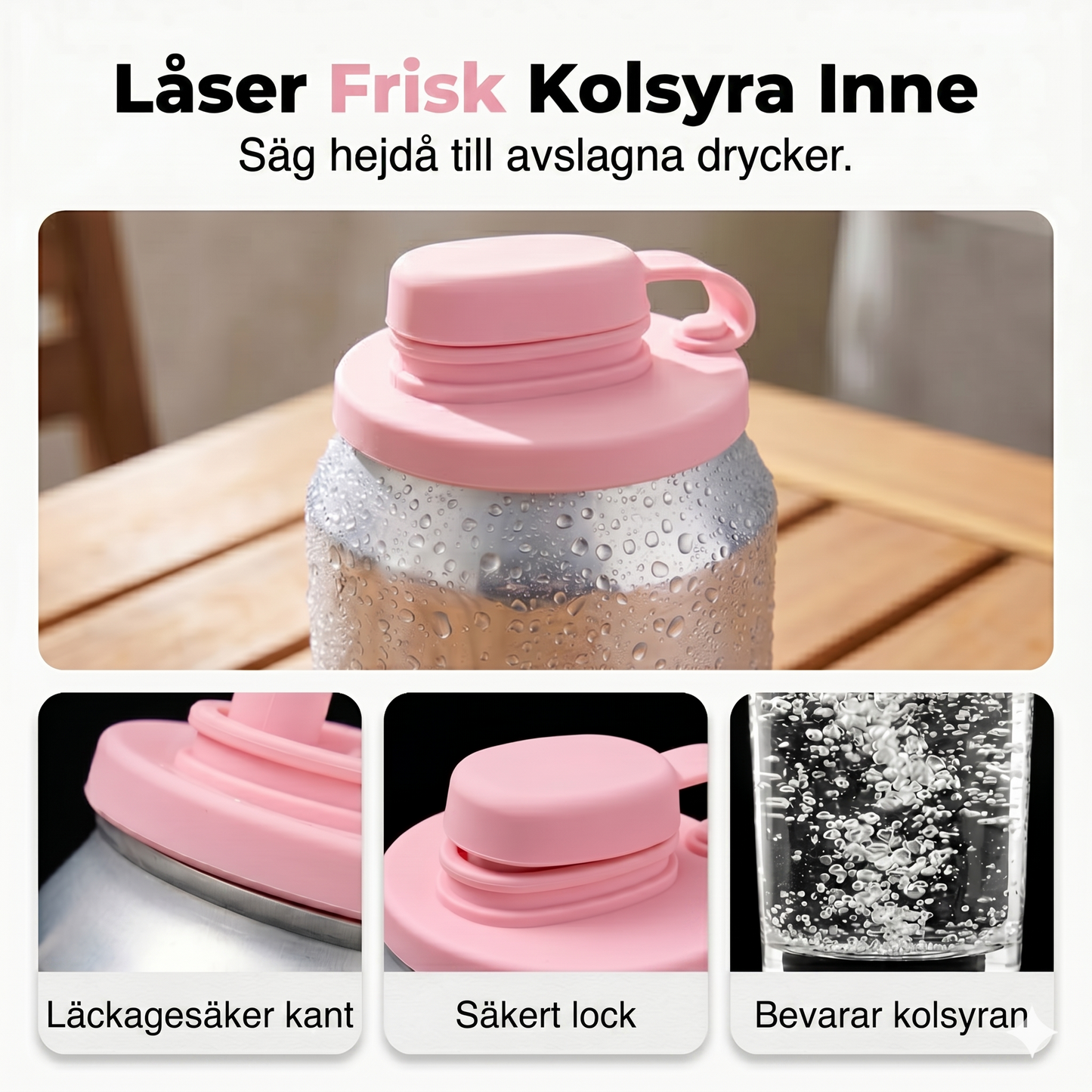Universellt Burklock i Silikon – Insekts- och läckageskydd för läsk och öl