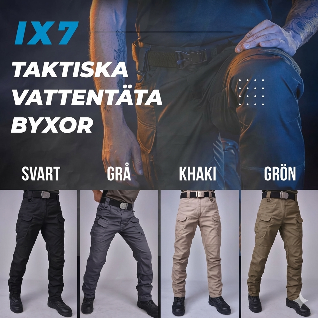 Slitstarka Outdoor-byxor i Ripstop-material