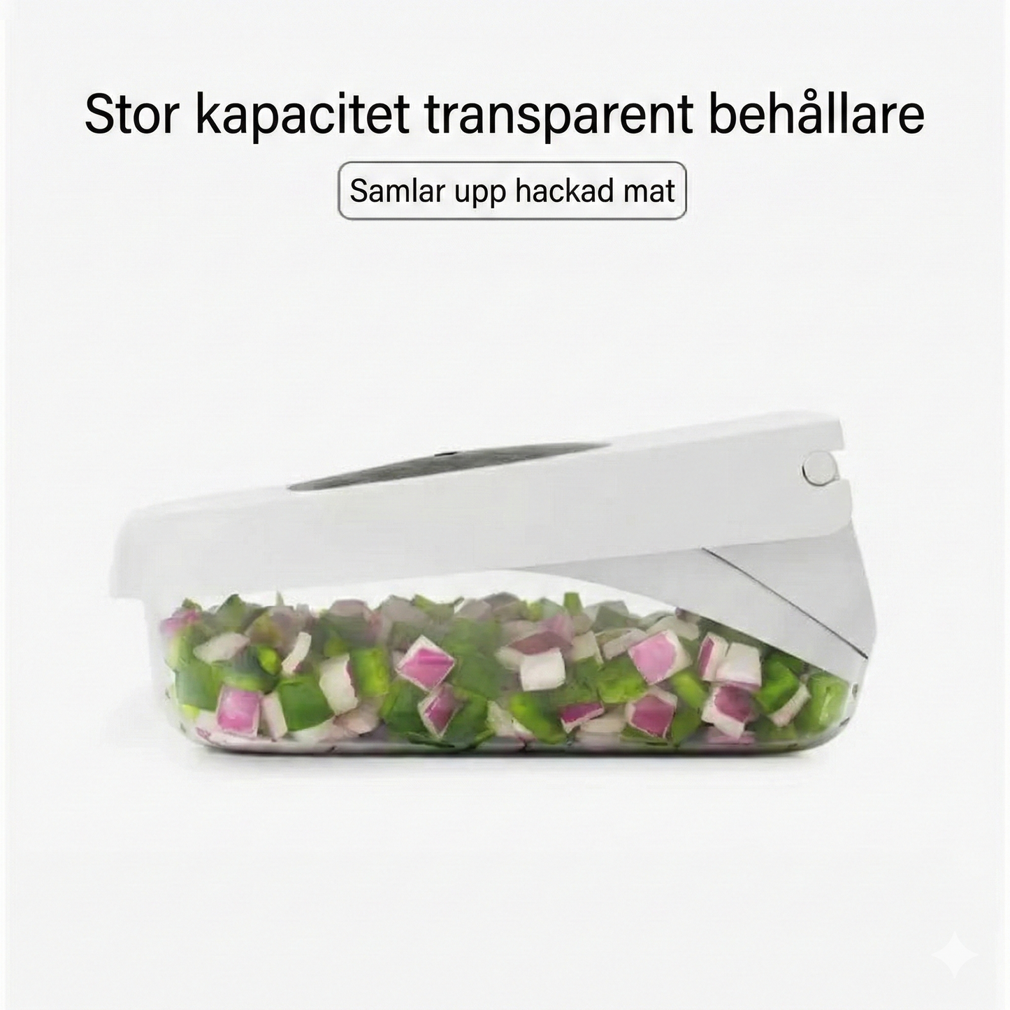 Smidig Lökhackare & Tärningsskärare – Lättdiskad