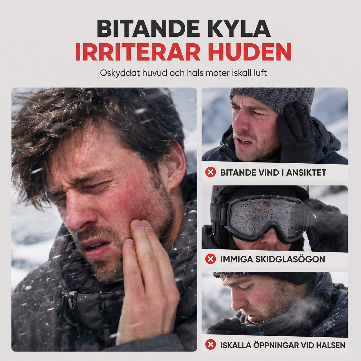 Fleecebalaclava i dubbla lager – Varm, ventilerande och justerbar för vinteraktiviteter