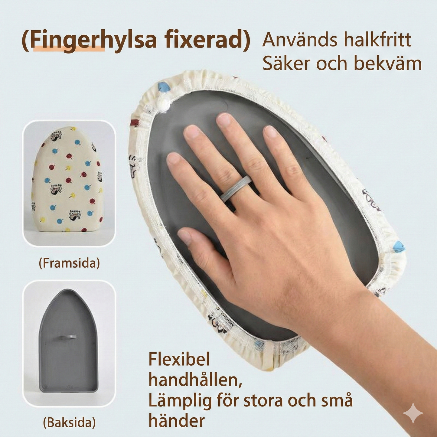 Handhållen Strykplatta (Gen 2) – Värmetålig & Skyddande