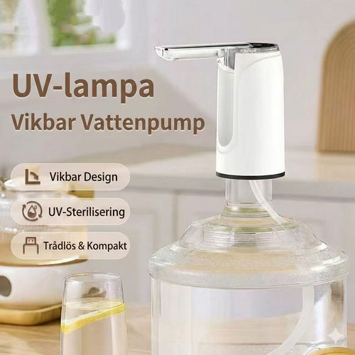 Hygienisk Vattenpump med Vikbar Pip – Uppladdningsbar
