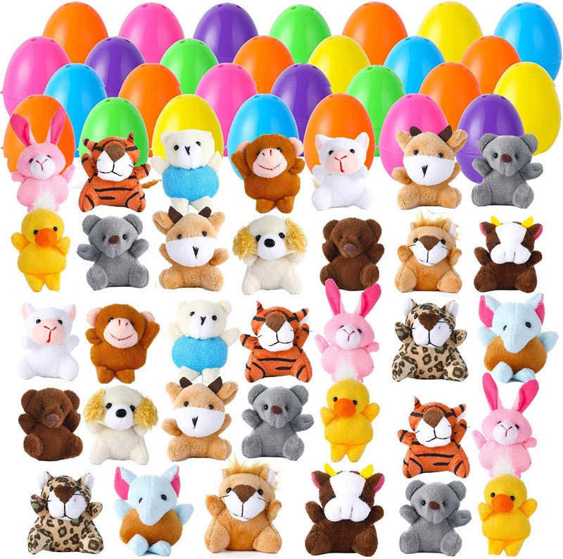 Färdigfyllda Påskägg med Söta Squishy-Överraskningar (12/24-Pack)
