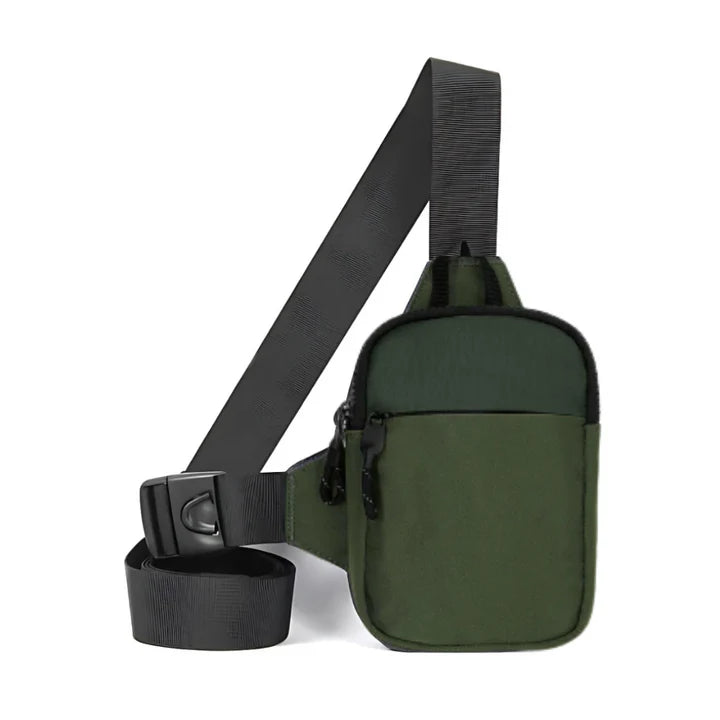 Justerbar Unisex Mini-Sling Bröstväska