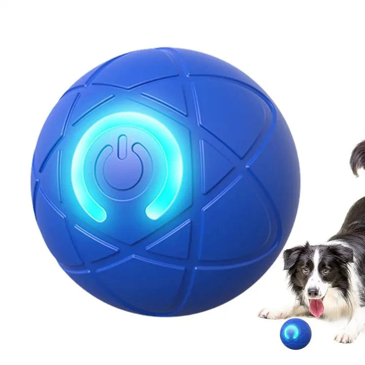 InteractiveBall – Självrörlig & Lysande Husdjursboll för Hund & Katt