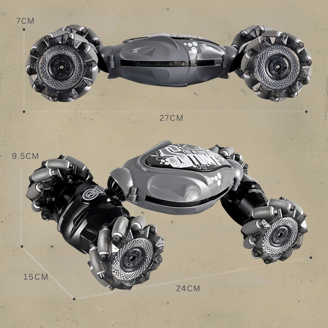 StuntRider™ Geststyrd RC-Bil med 360° Stunts & 4x4 Däck
