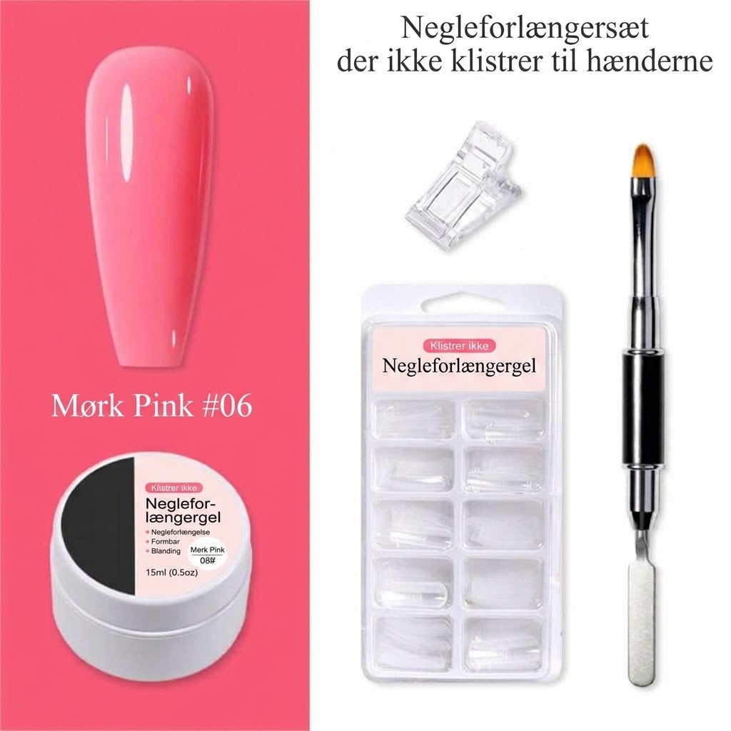 Formbar Nagelgel (15 ml) – Perfekt för Nagelförlängning och 3D-Nagelkonst