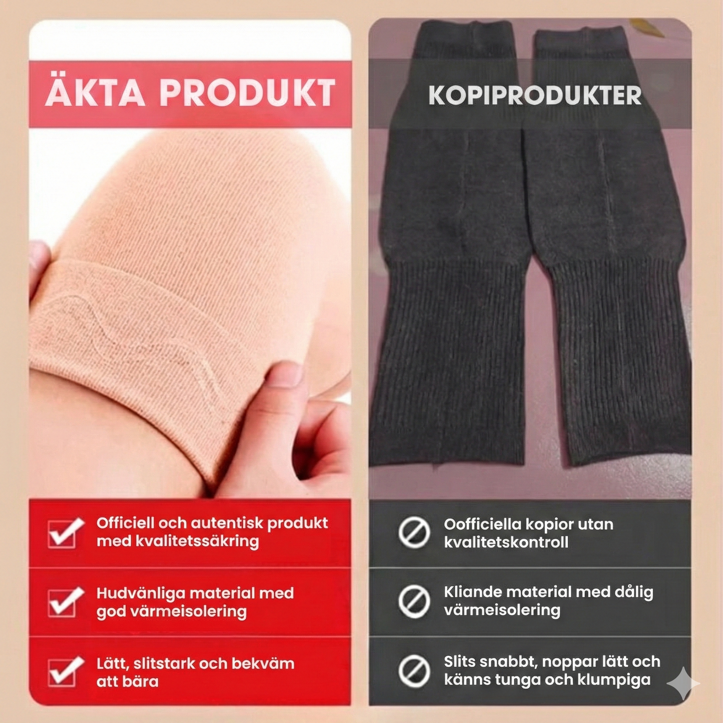 Elastiska Termiska Knäskydd – Stöd & Värme för Leder