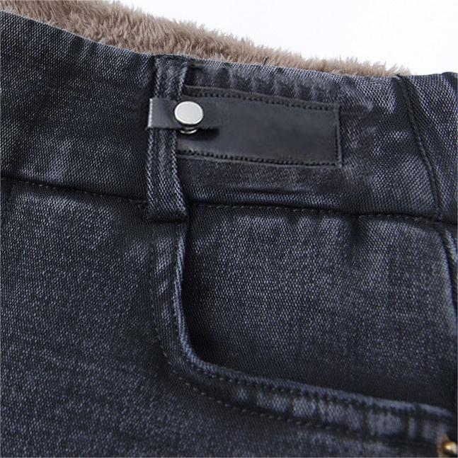 Varma Skinny-Jeans för Dam med Hög Midja & Stretch
