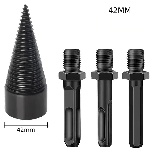 Vedklyvsborr med Sexkantsskaft