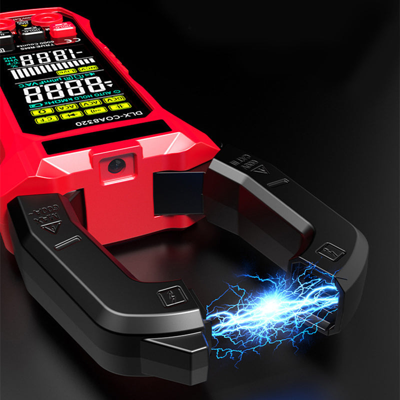 Digital Strömtång 600A med Multimeter – Mäter Ström, Spänning, Temperatur & NCV
