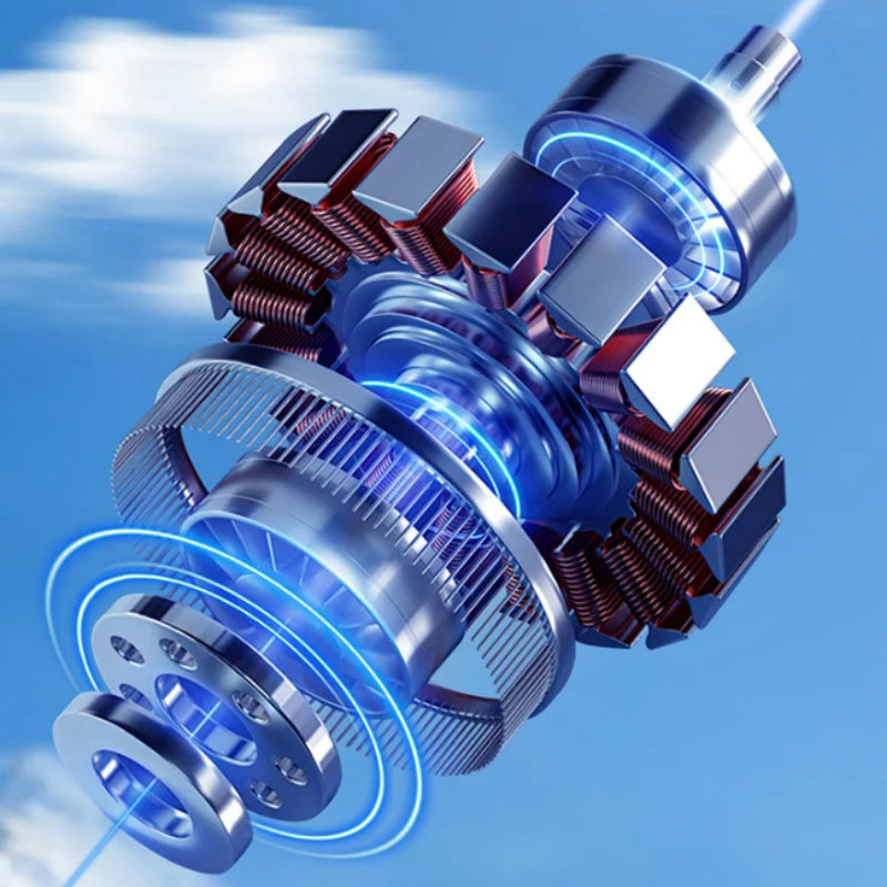 Mini Elektrisk Rakapparat – Portabel, Precisionsvass & Vattentät