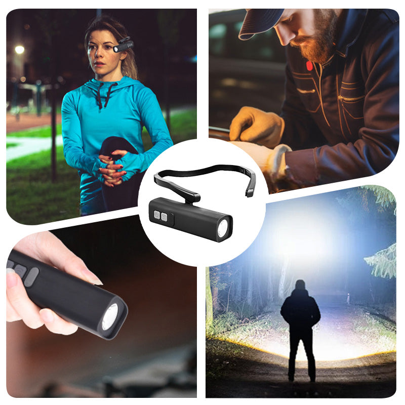 Öronmonterad LED-lampa med Rörelsesensor & Bluetooth