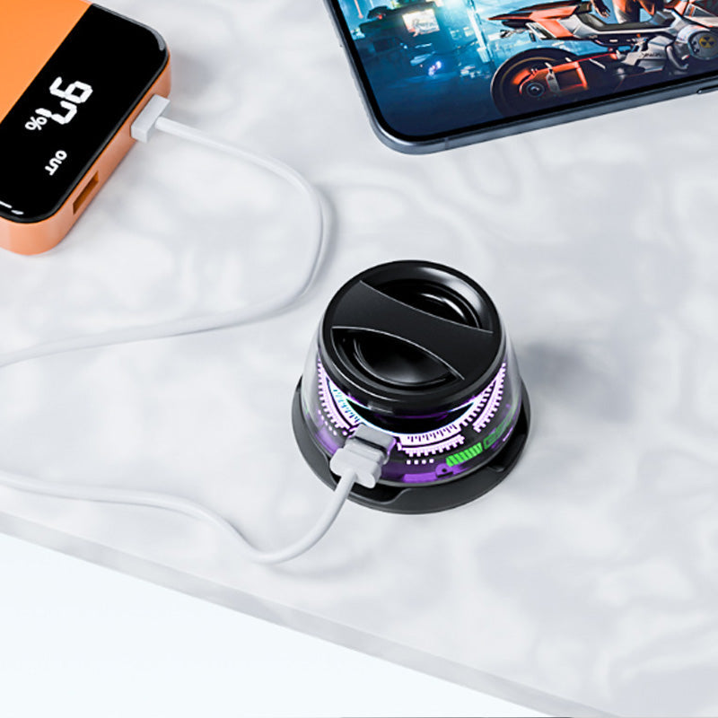 Magnetisk Mini-Bluetooth-högtalare med LED-belysning