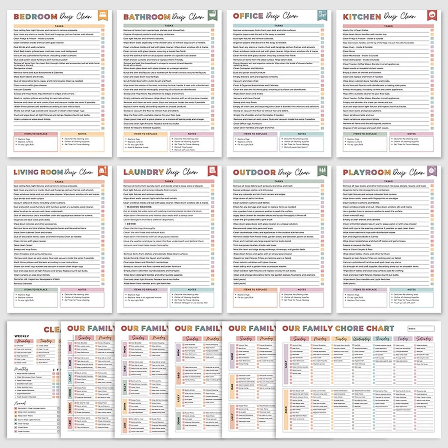 ADHD Städ- och Organisationskit – skapa ordning, lugn och struktur i vardagen