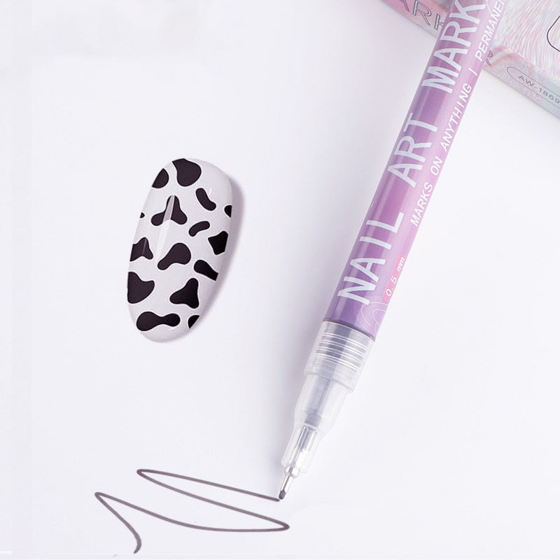 Nagelpennor 12 Färger – Enkel Nail Art med Skarpa Detaljer