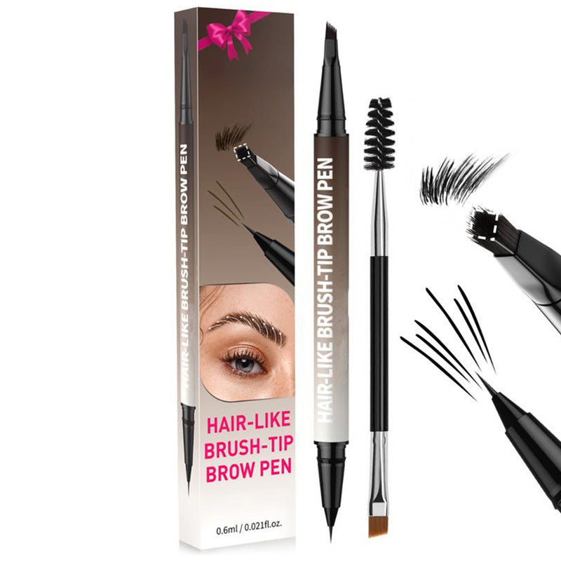 Vattenfast 4D Ögonbrynspenna – 2-i-1 med Eyeliner