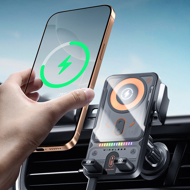 Automatisk Mobilhållare för Bil – Roterbar & Snabbladdande