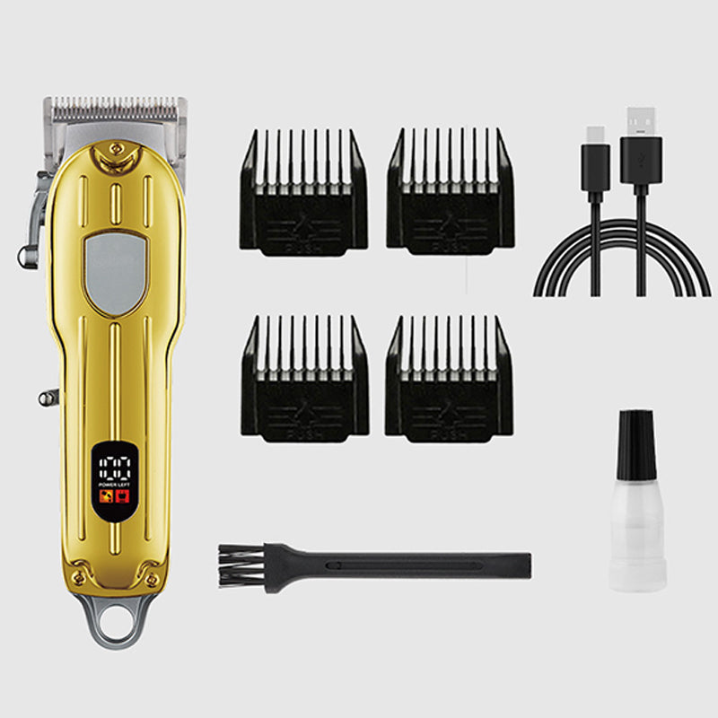 Professionell Hårtrimmer med LCD & Lång Batteritid