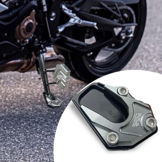Sidostödsplatta i Aluminium för Motorcykel – Stabil Parkering överallt