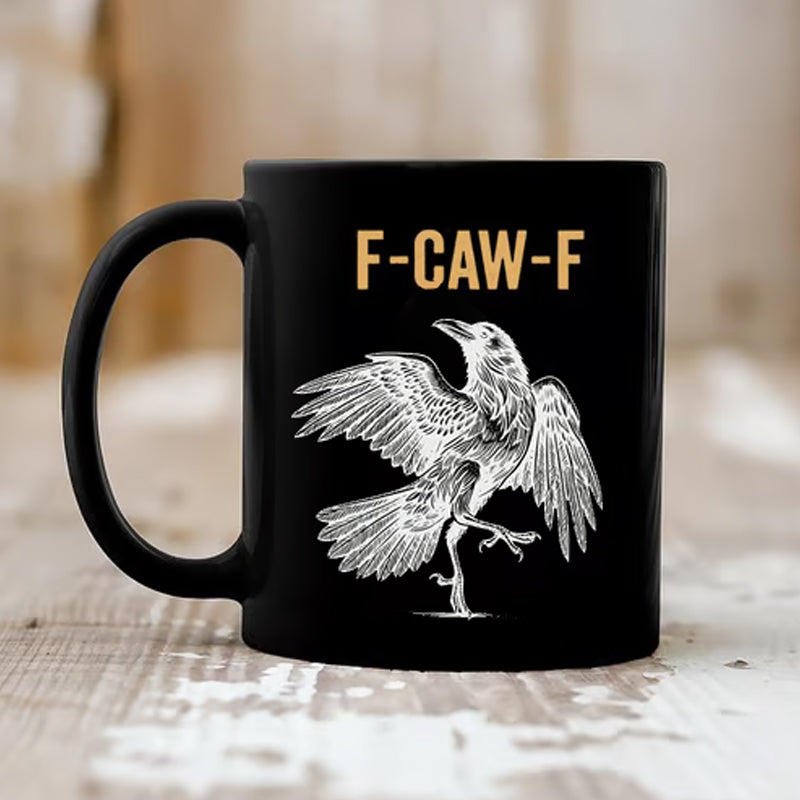 F-Caw-F Rolig Hönsmugg i Keramik