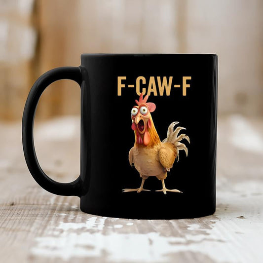 F-Caw-F Rolig Hönsmugg i Keramik