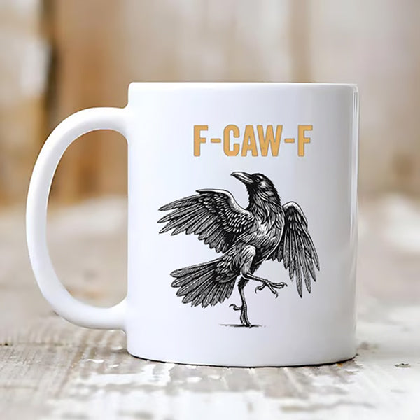 F-Caw-F Rolig Hönsmugg i Keramik