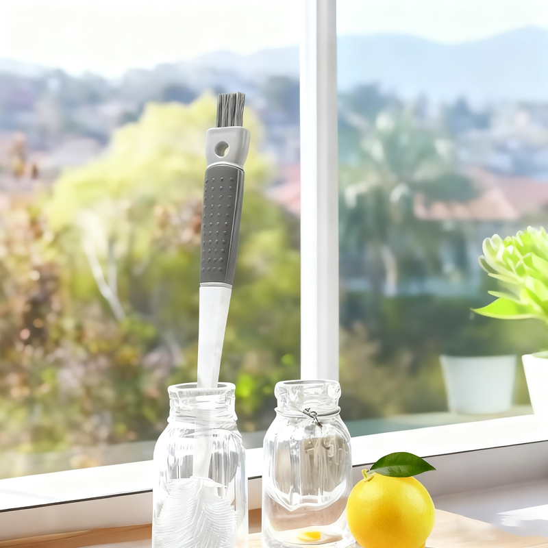 5-i-1 Multifunktionell Rengöringsborste – Smart, Hygienisk och Platsbesparande