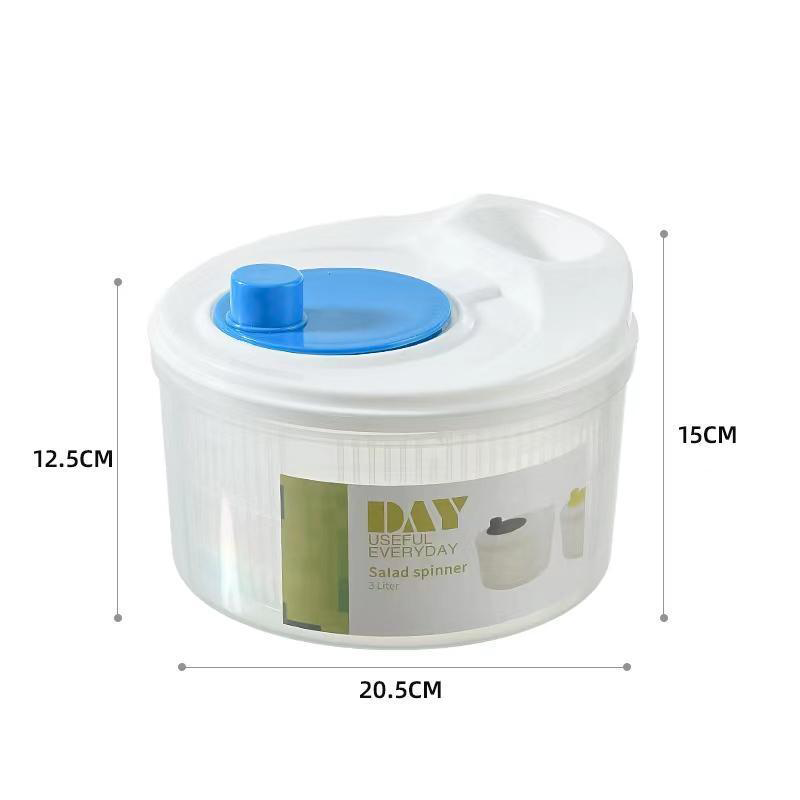 Handdriven grönsakstork med dubbel funktion för sköljning och förvaring