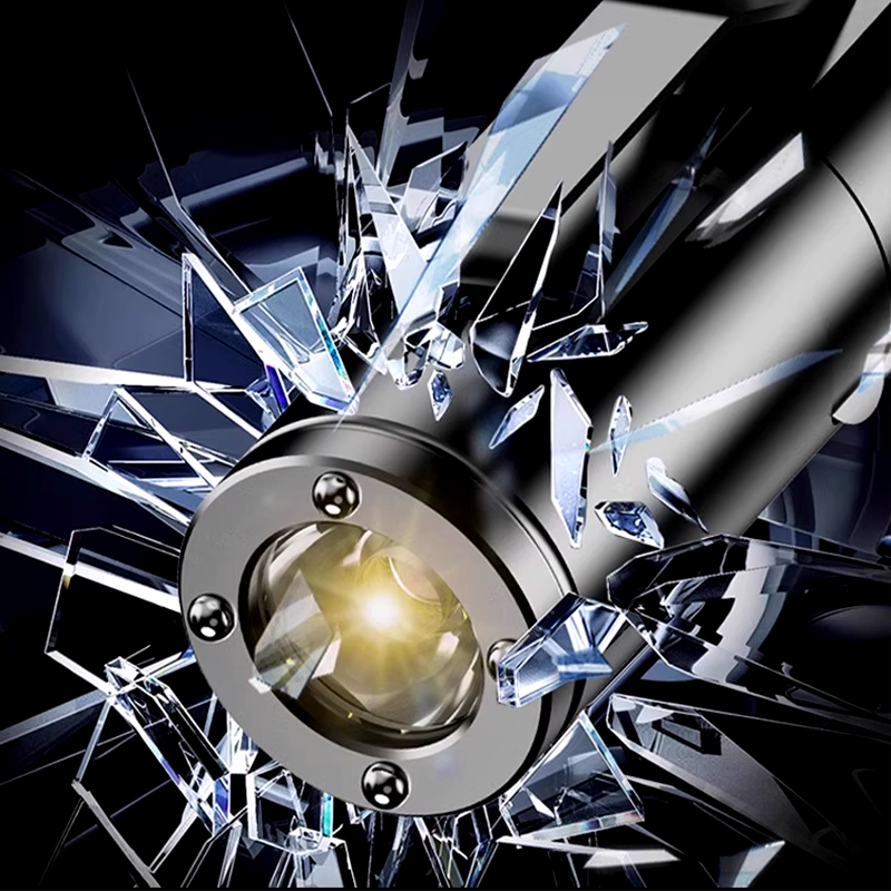 Uppladdningsbar och magnetisk mini nyckelringsficklampa