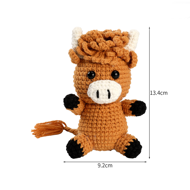 DIY Virkningskit för Nybörjare – Skapa Din Egen Höglandsko