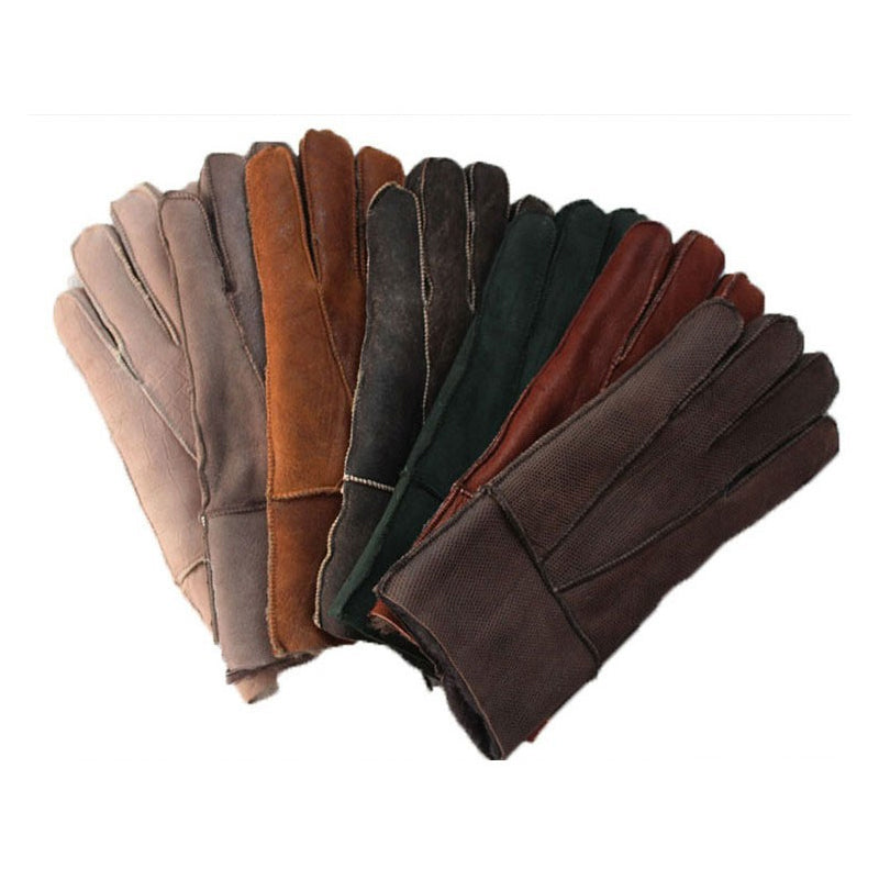 Plyschfodrade Vinterhandskar med Lång Mudd