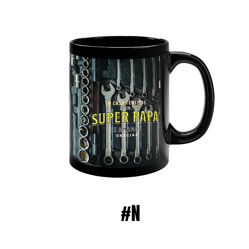 3D-Kaffemugg med Verktygslådedesign