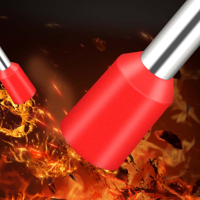 Ändhylssats i Högrent Koppar | Förtennade & Flamskyddade för Stabila Anslutningar | Färgkodade för Enkel Organisering