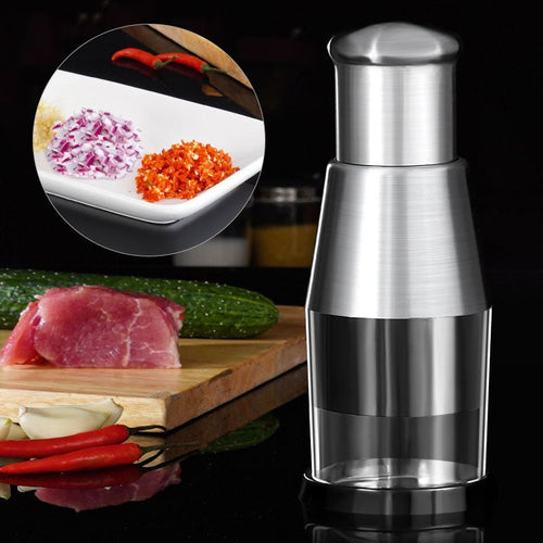 Snabb Hackare för Vitlök & Chili – Lättdiskad Design