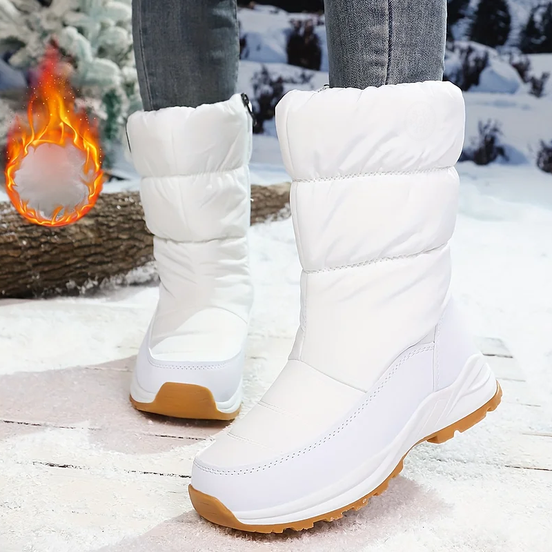 Quiltad Puffer-Boots – Maximal Värme & Komfort