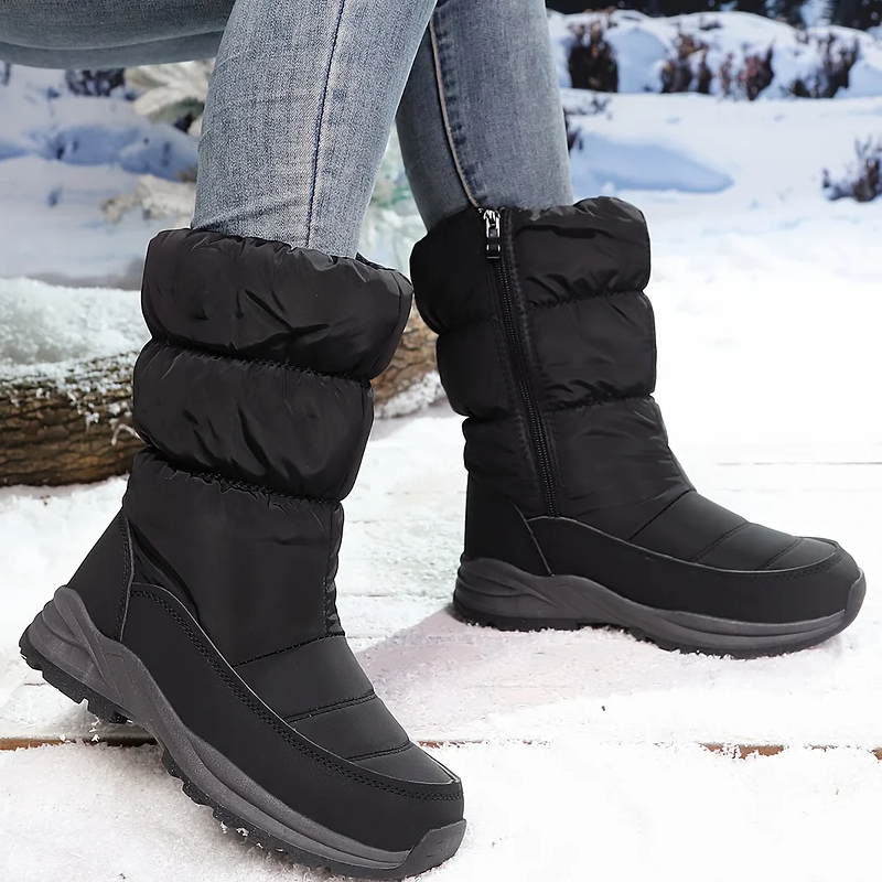 Quiltad Puffer-Boots – Maximal Värme & Komfort